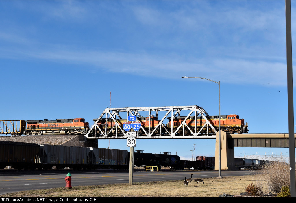 BNSF 6119/4398/992